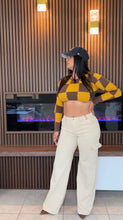 Load image into Gallery viewer, Mustard Crop Sweater
